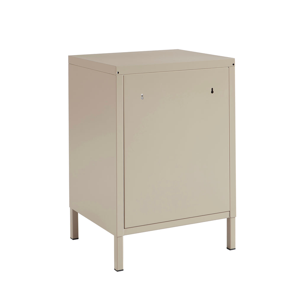 Table De Chevet - Métal - Taupe