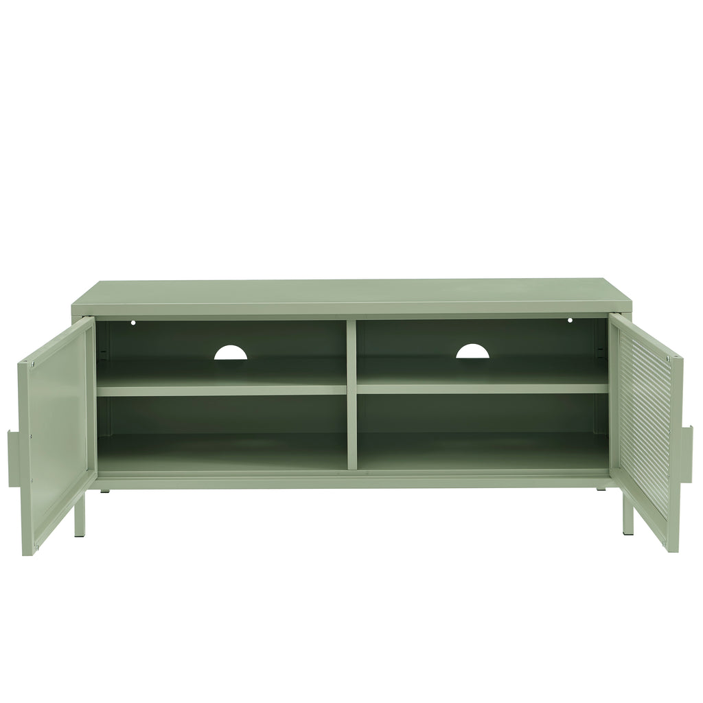 TV Unit - Metal - Almond Green