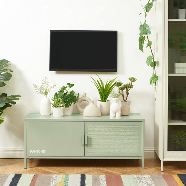 Meuble TV - Métal - Vert Amande