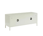Meuble TV - Métal - Beige Sable