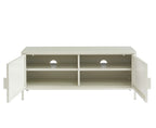 Meuble TV - Métal - Beige Sable