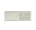 Meuble TV - Métal - Beige Sable