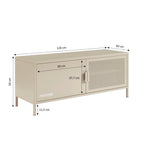Meuble TV - Métal - Taupe