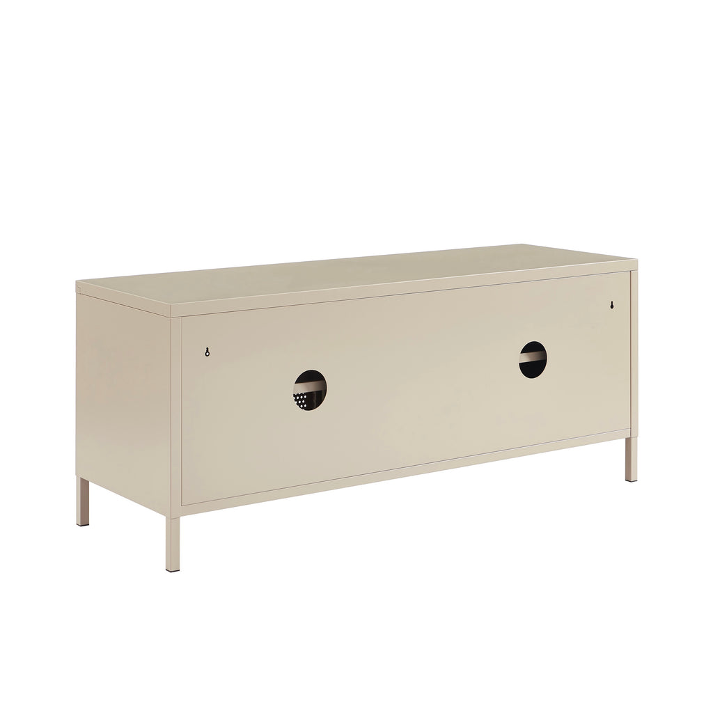 Meuble TV - Métal - Taupe