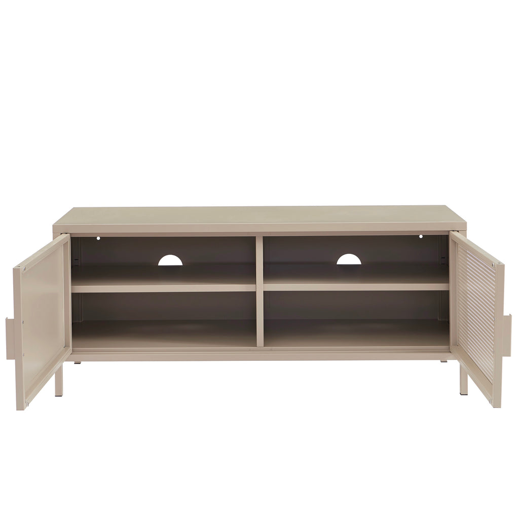 Meuble TV - Métal - Taupe