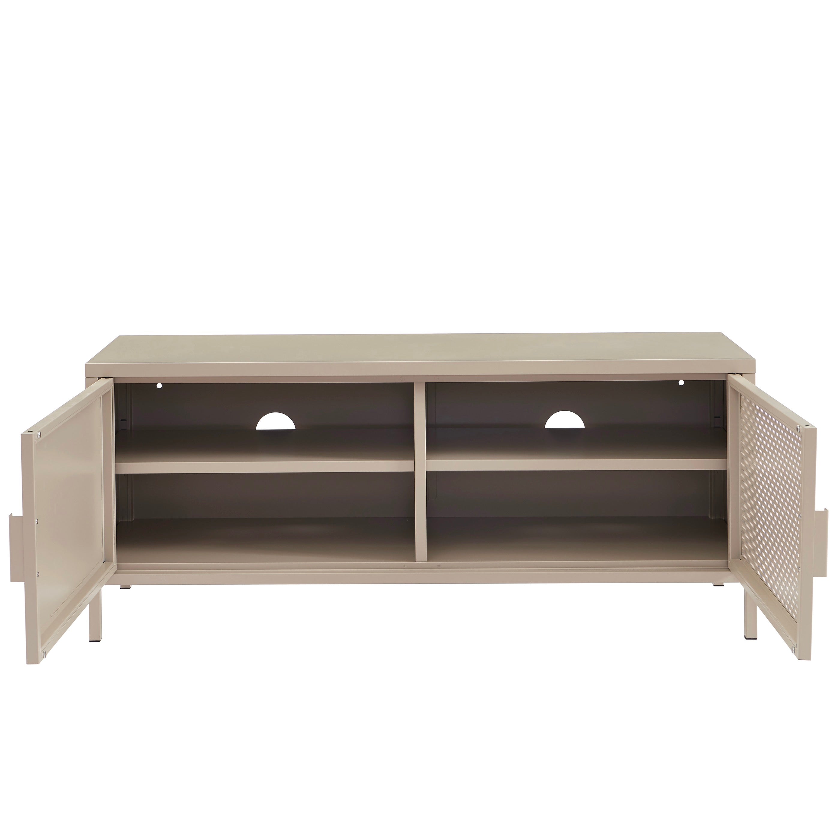 Meuble TV - Métal - Taupe