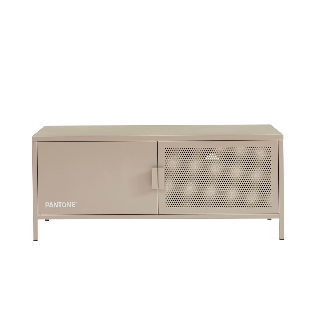 Meuble TV - Métal - Taupe