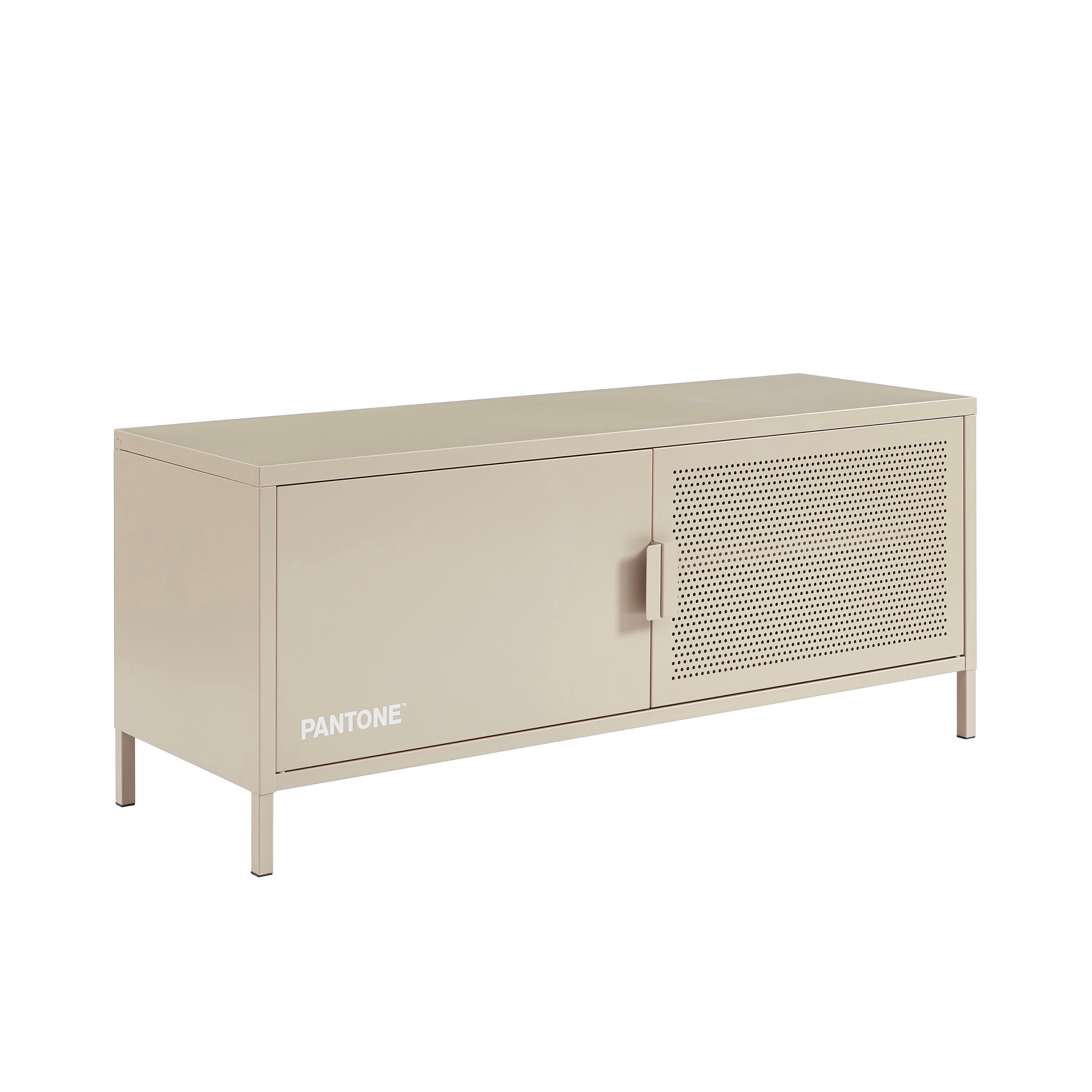 Meuble TV - Métal - Taupe