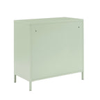 Chest of drawers - Metal - Almond Green - 4 Drawers
