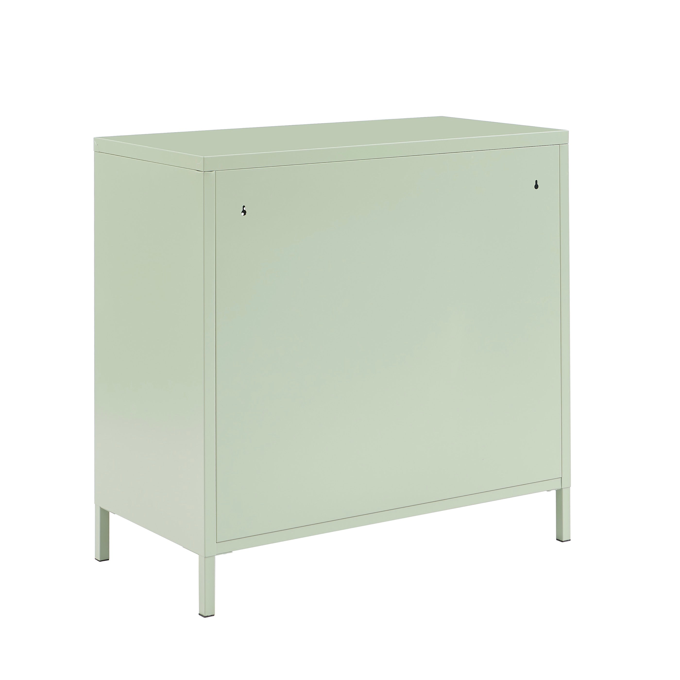 Chest of drawers - Metal - Almond Green - 4 Drawers