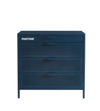Chest of drawers - Metal - Midnight Blue - 4 Drawers