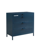 Chest of drawers - Metal - Midnight Blue - 4 Drawers