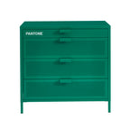 Commode - Métal - Vert Émeraude - 4 Tiroirs