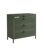 Cómoda - Metal - Verde oliva - 4 cajones