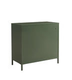 Cómoda - Metal - Verde oliva - 4 cajones