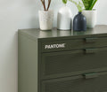 Cómoda - Metal - Verde oliva - 4 cajones