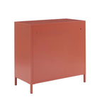 Cómoda - Metal - Terracota - 4 cajones