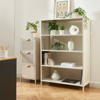 Librería - Metal - Beige Arena