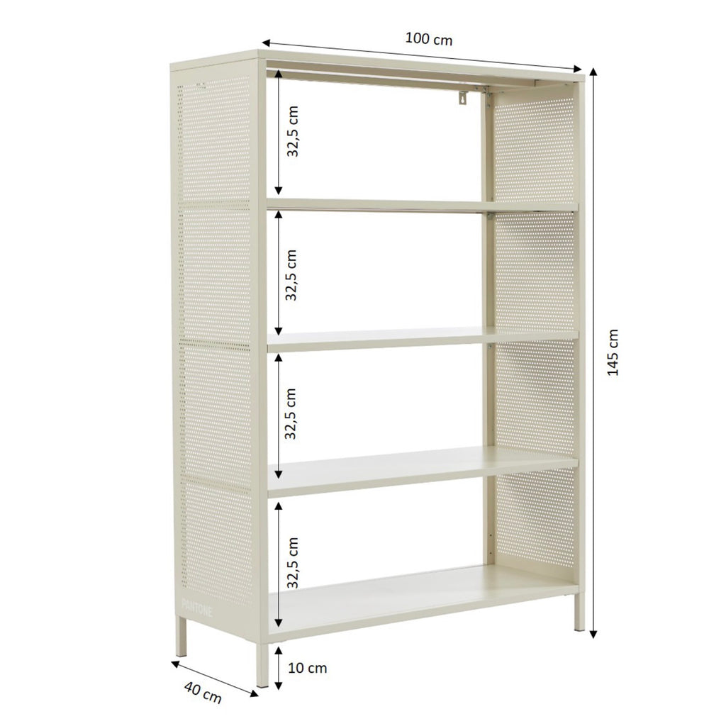 Librería - Metal - Beige Arena