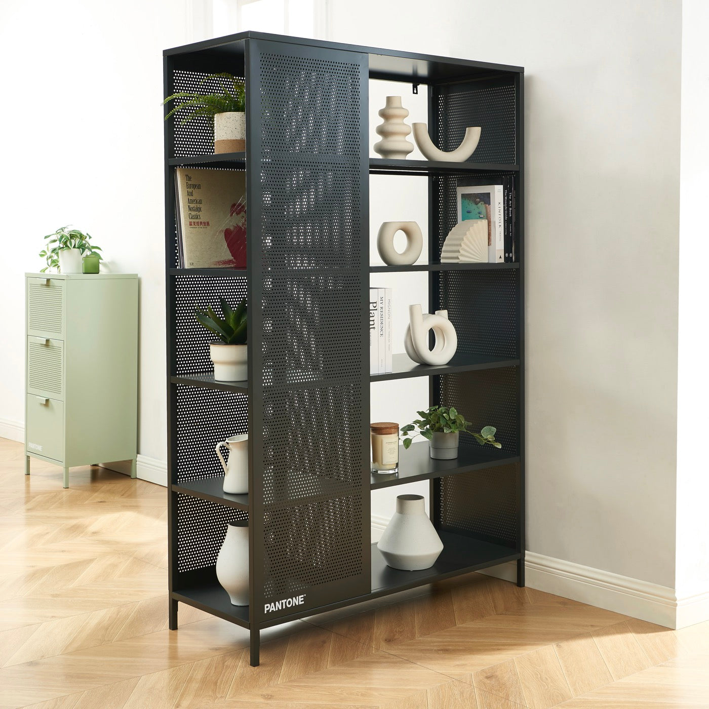 Bookcase - Metal - Anthracite Gray