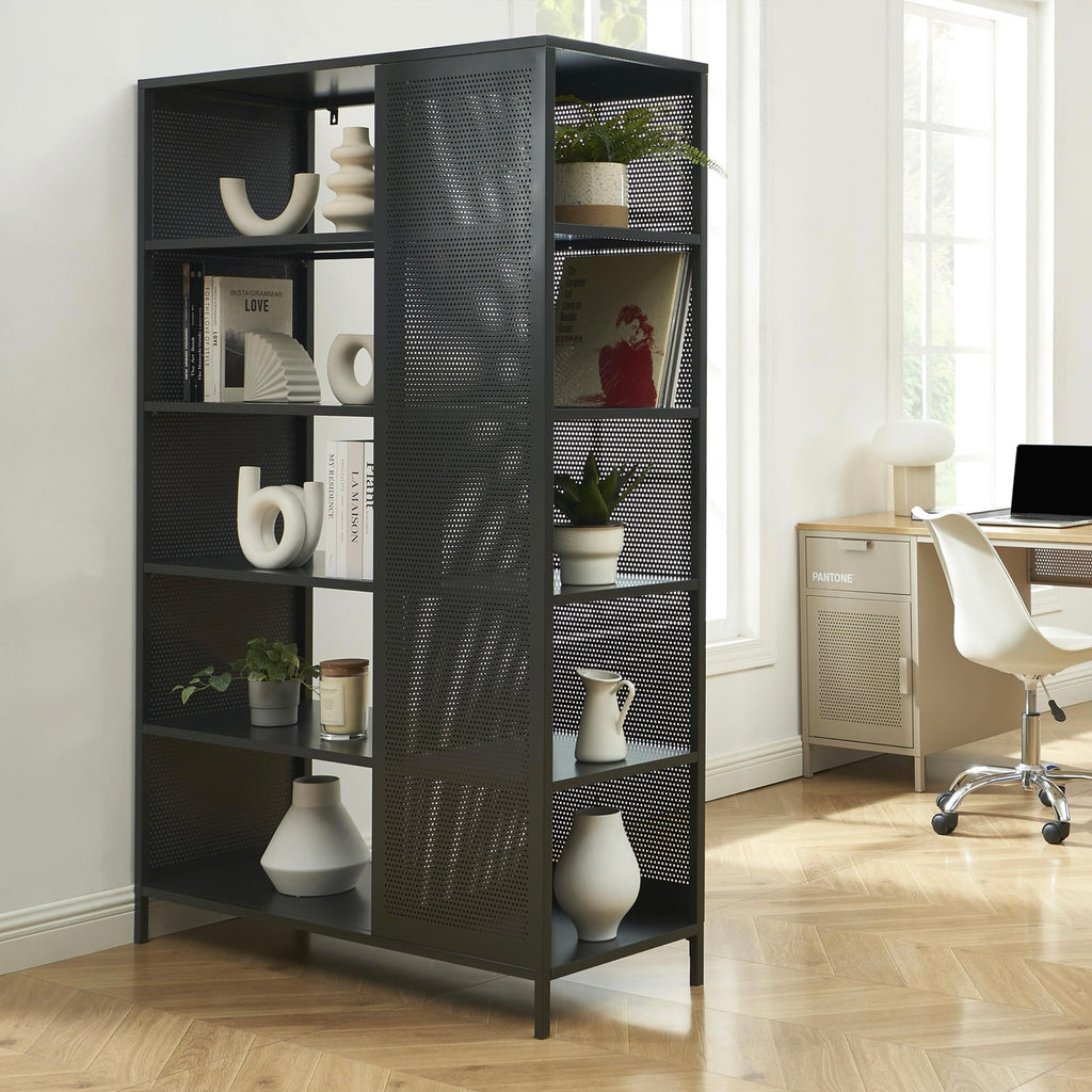 Bookcase - Metal - Anthracite Gray