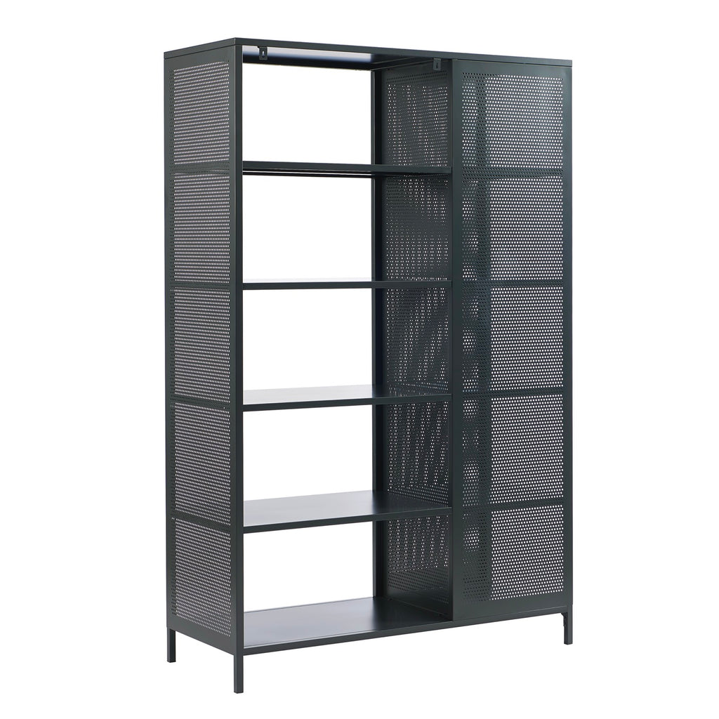 Bookcase - Metal - Anthracite Gray