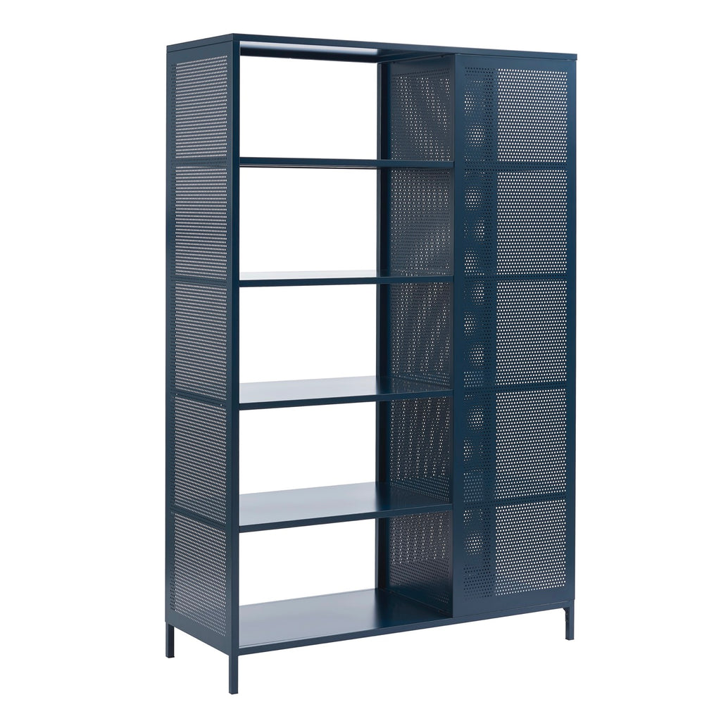 Bookcase - Metal - Midnight Blue