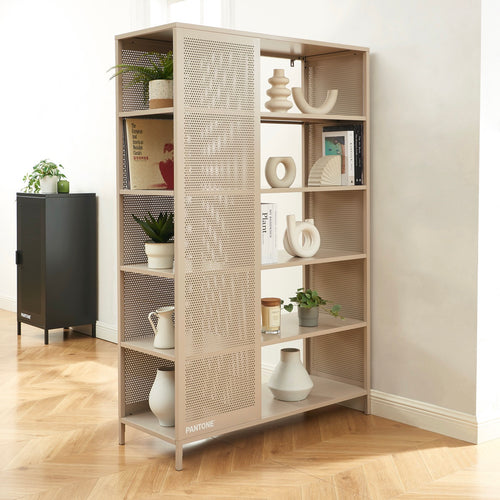 Bibliothèque - Métal - Taupe