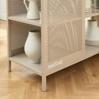Bibliothèque - Métal - Taupe