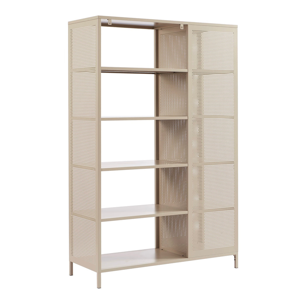 Bibliothèque - Métal - Taupe