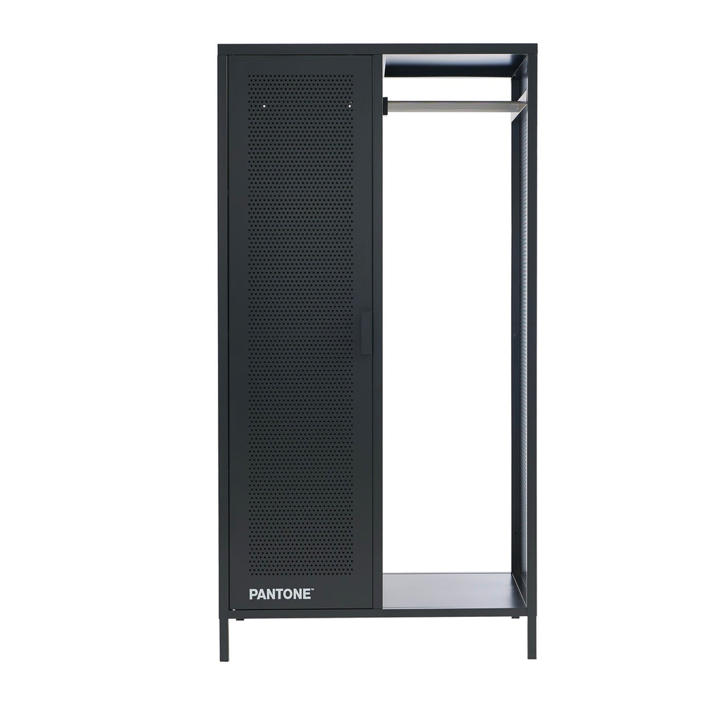 Vestiaire - Métal - Gris Anthracite Avec Penderie