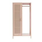 Vestiaire Avec Penderie - Métal - Rose Blush
