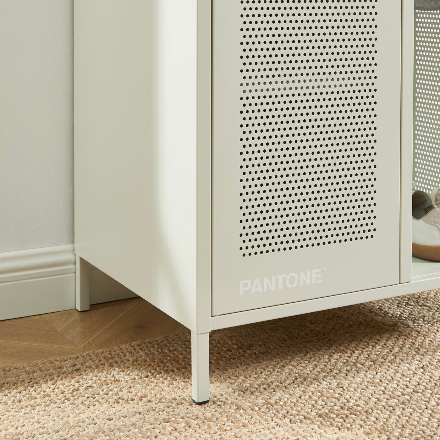 Vestiaire - Métal - Beige Sable Avec Penderie