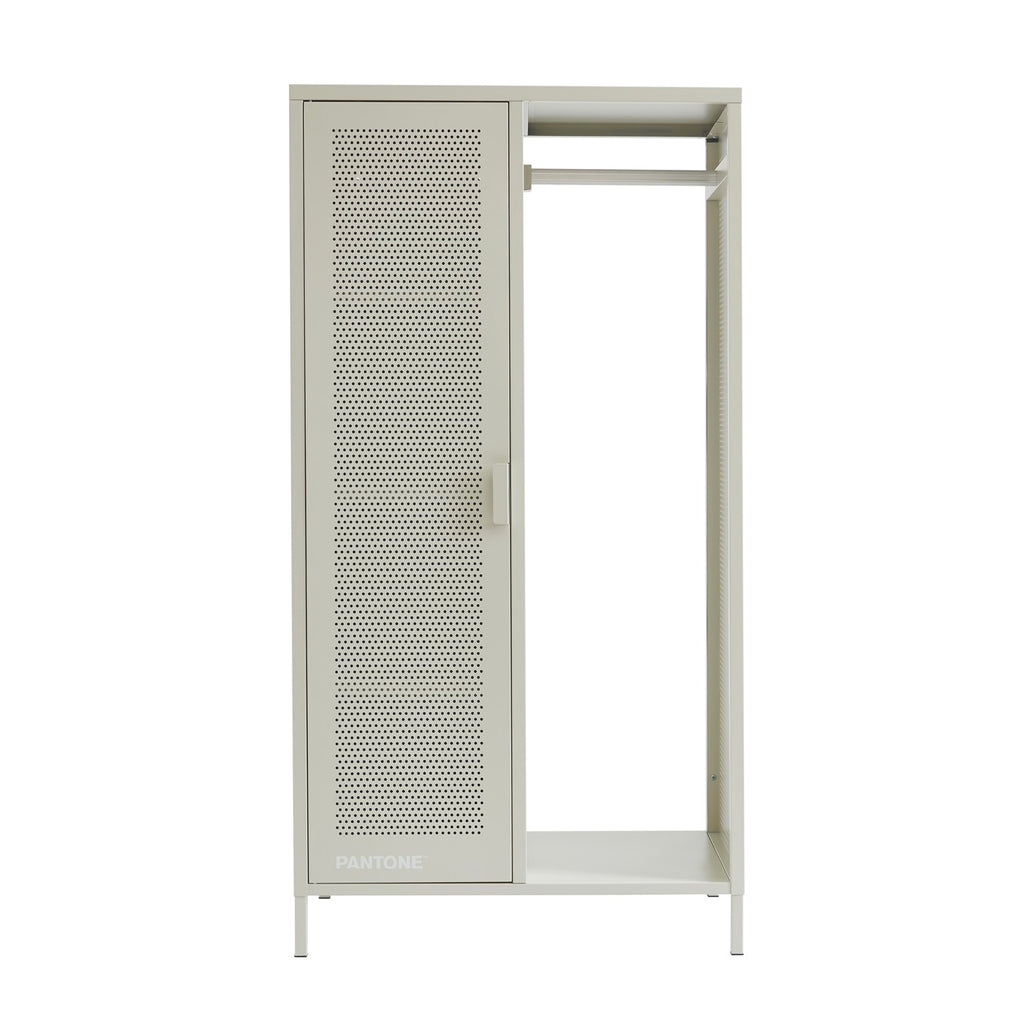 Vestiaire - Métal - Beige Sable Avec Penderie