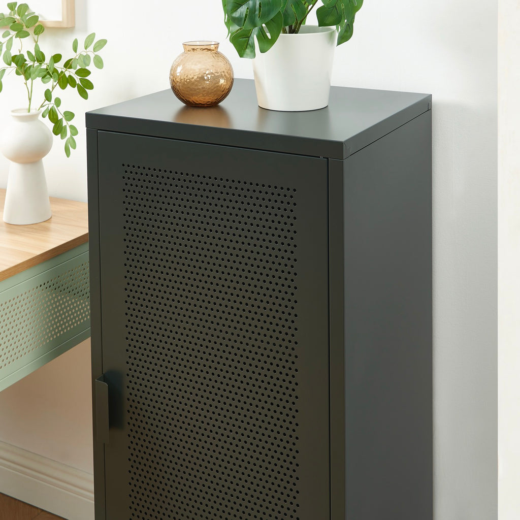 Office Pedestal - Metal - Anthracite Gray