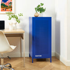 Office Pedestal - Metal - Electric Blue