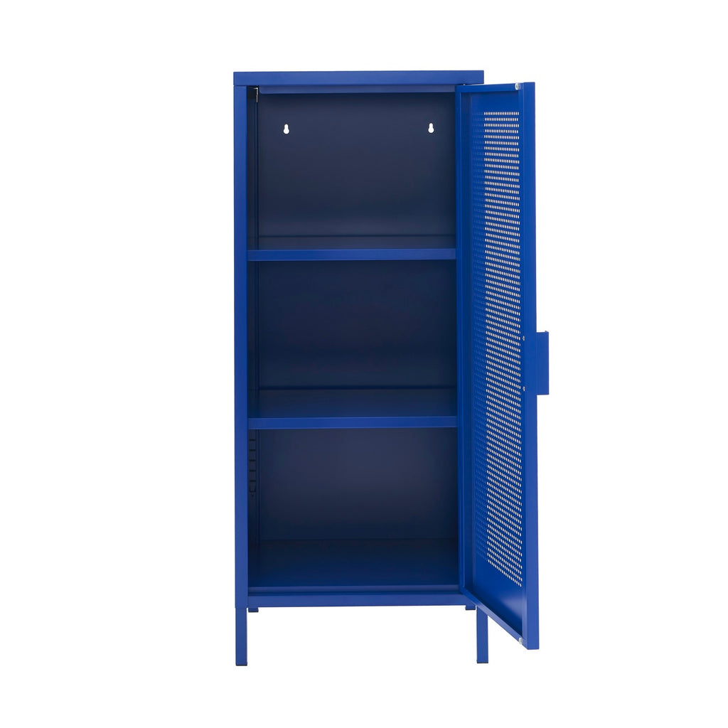 Office Pedestal - Metal - Electric Blue
