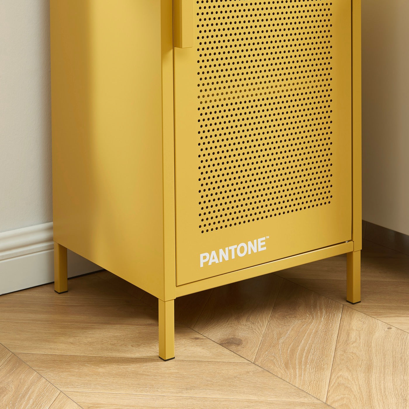 Caisson De Bureau - Métal - Jaune Moutarde