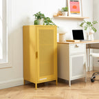 Caisson De Bureau - Métal - Jaune Moutarde
