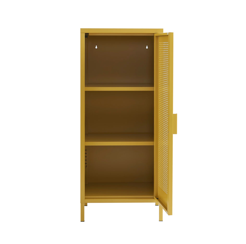 Caisson De Bureau - Métal - Jaune Moutarde