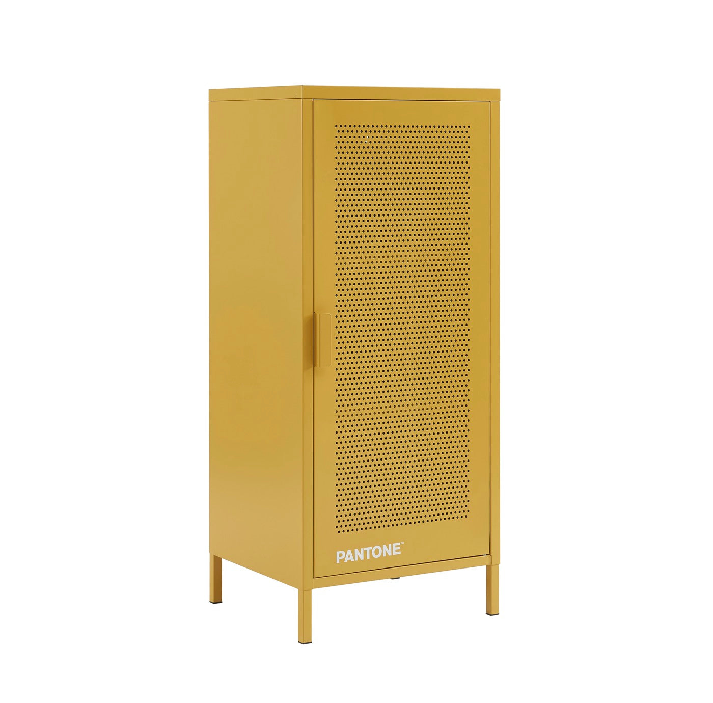 Caisson De Bureau - Métal - Jaune Moutarde