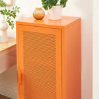 Caisson De Bureau - Métal - Orange