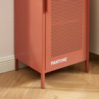 Office Pedestal - Metal - Terracotta