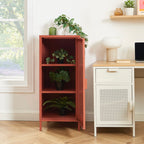 Office Pedestal - Metal - Terracotta