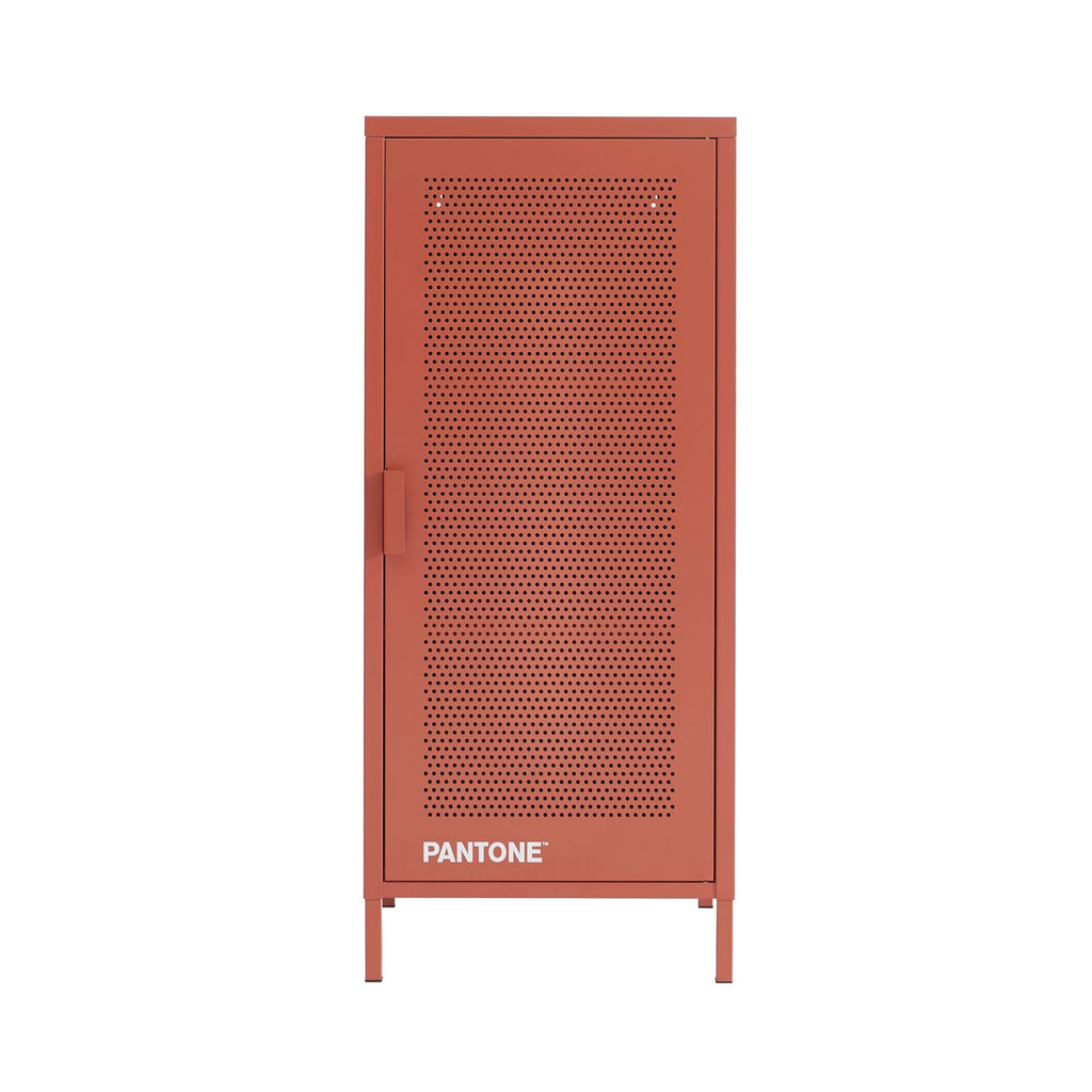 Office Pedestal - Metal - Terracotta