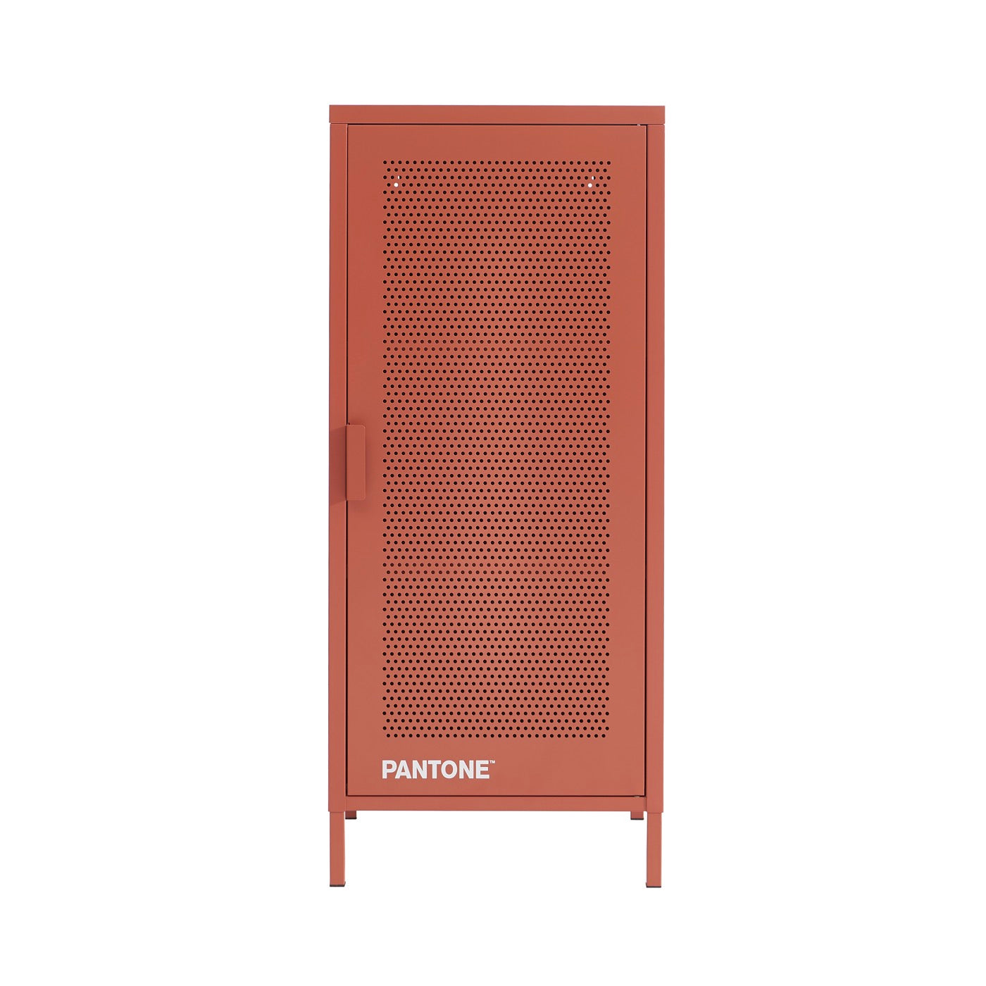 Office Pedestal - Metal - Terracotta