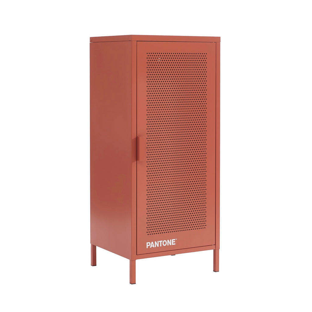 Office Pedestal - Metal - Terracotta