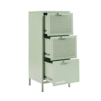 Office Unit - Metal - Almond Green - 3 Drawers