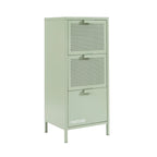 Office Unit - Metal - Almond Green - 3 Drawers