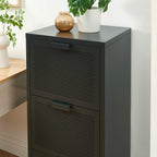 Mueble de Oficina - Metal - Gris Antracita - 3 Cajones